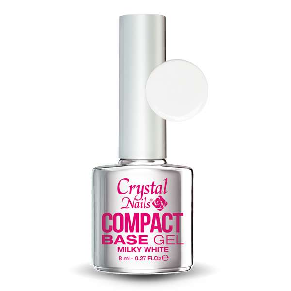CRYSTAL NAILS - COMPACT BASE GEL Milky White