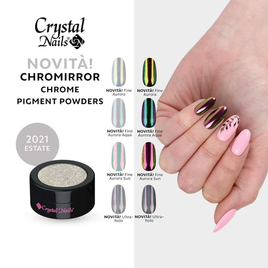 Crystal Nails - Polvere pigmento Chromirror ULTRAHOLO