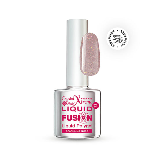 Crystal Nails - FUSION LIQUID – Sparkling Nude