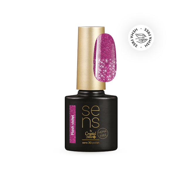 CRYSTAL NAILS - SENS Flash Holo Violet# 3G Polish THF