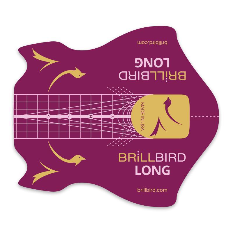 BRILLBIRD - NAIL FORM LONG 250 pz