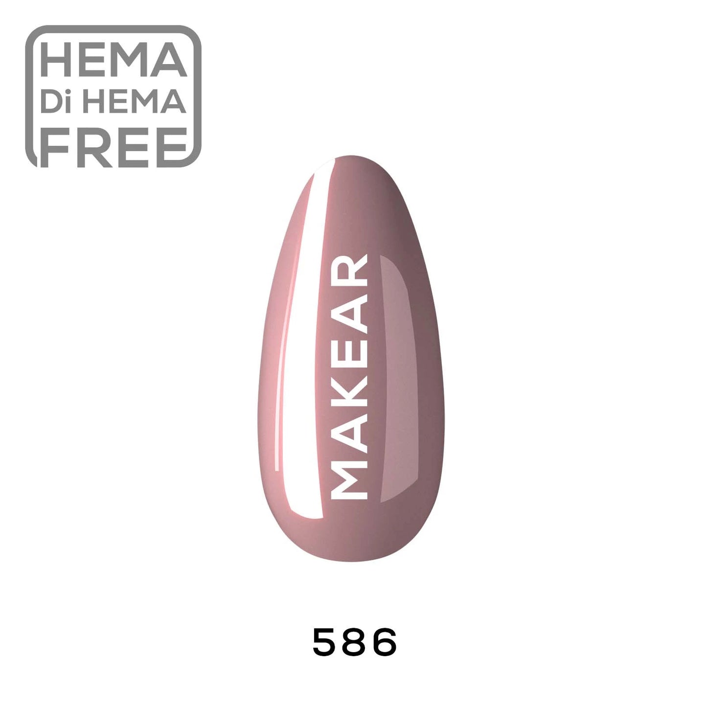 MAKEAR - 586 - UV Gel Polish 8 ml.