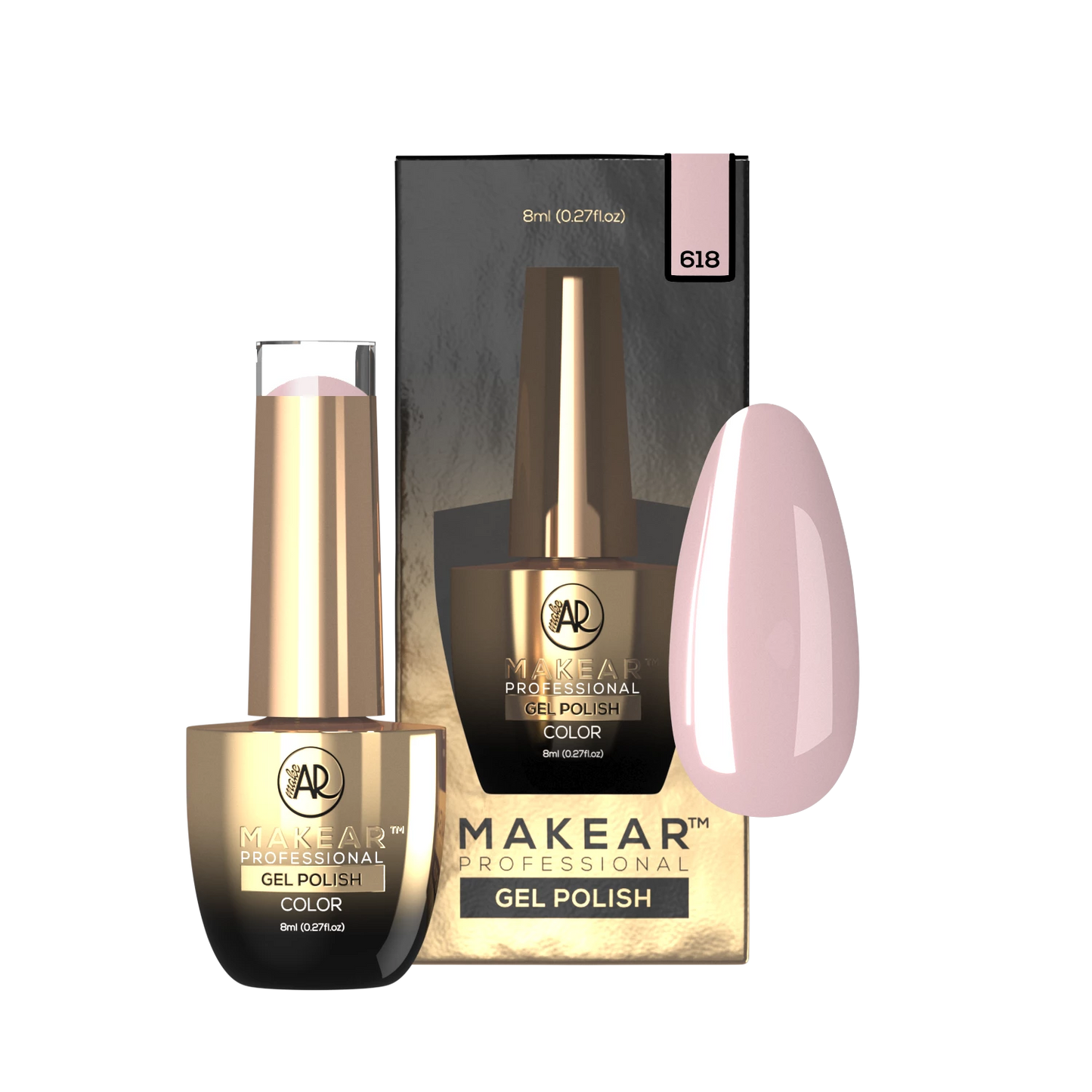 MAKEAR - 618 - UV Gel Polish 8 ml.