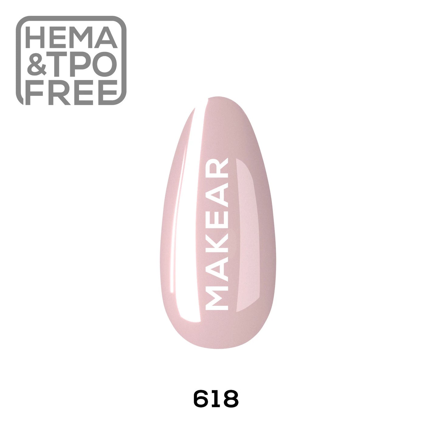 MAKEAR - 618 - UV Gel Polish 8 ml.