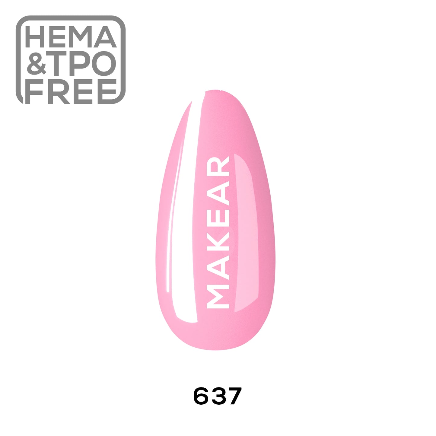 MAKEAR - 637 - UV Gel Polish 8 ml.