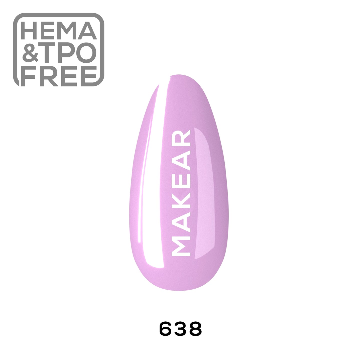 MAKEAR - 638 - UV Gel Polish 8 ml.