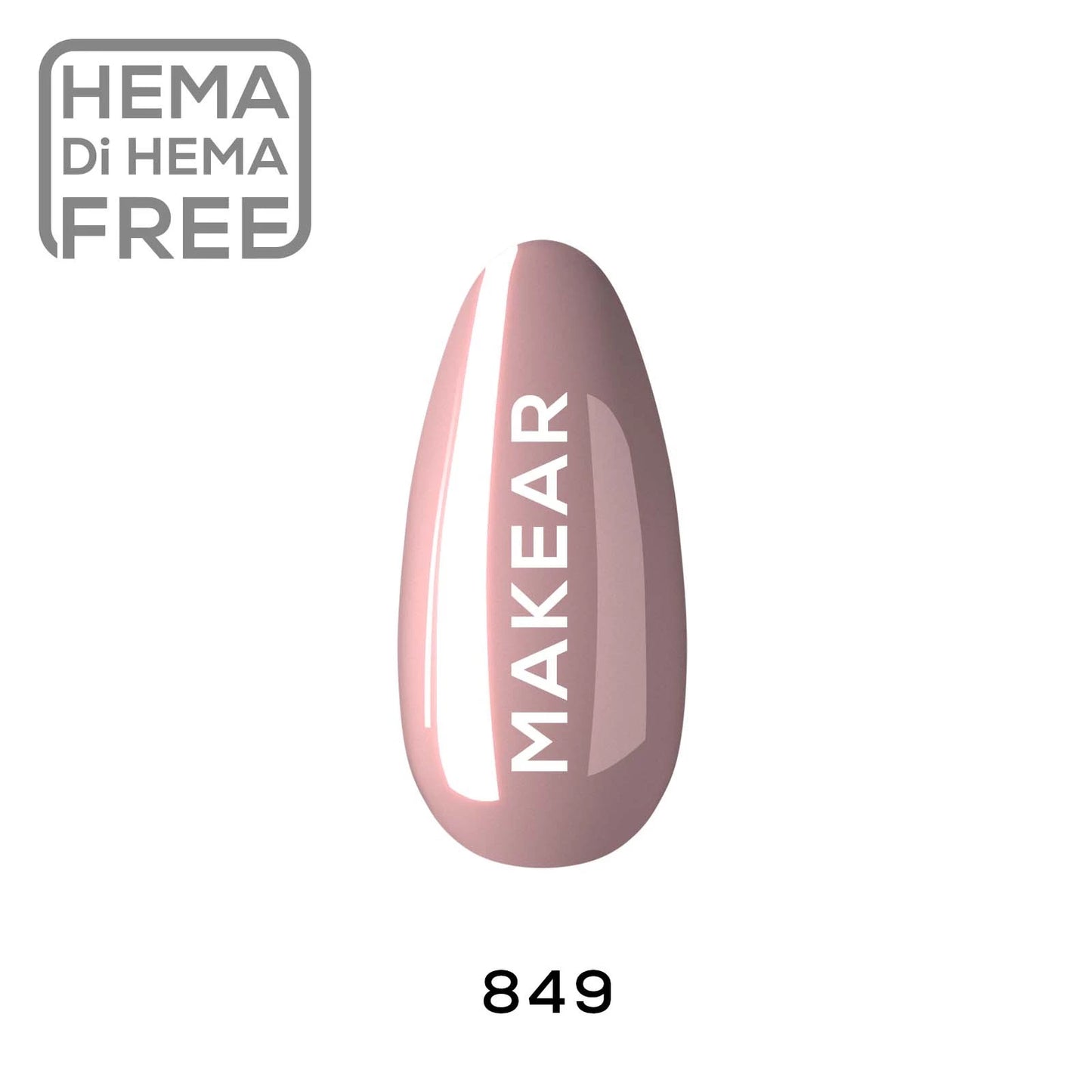 MAKEAR - 849 - UV Gel Polish 8 ml.