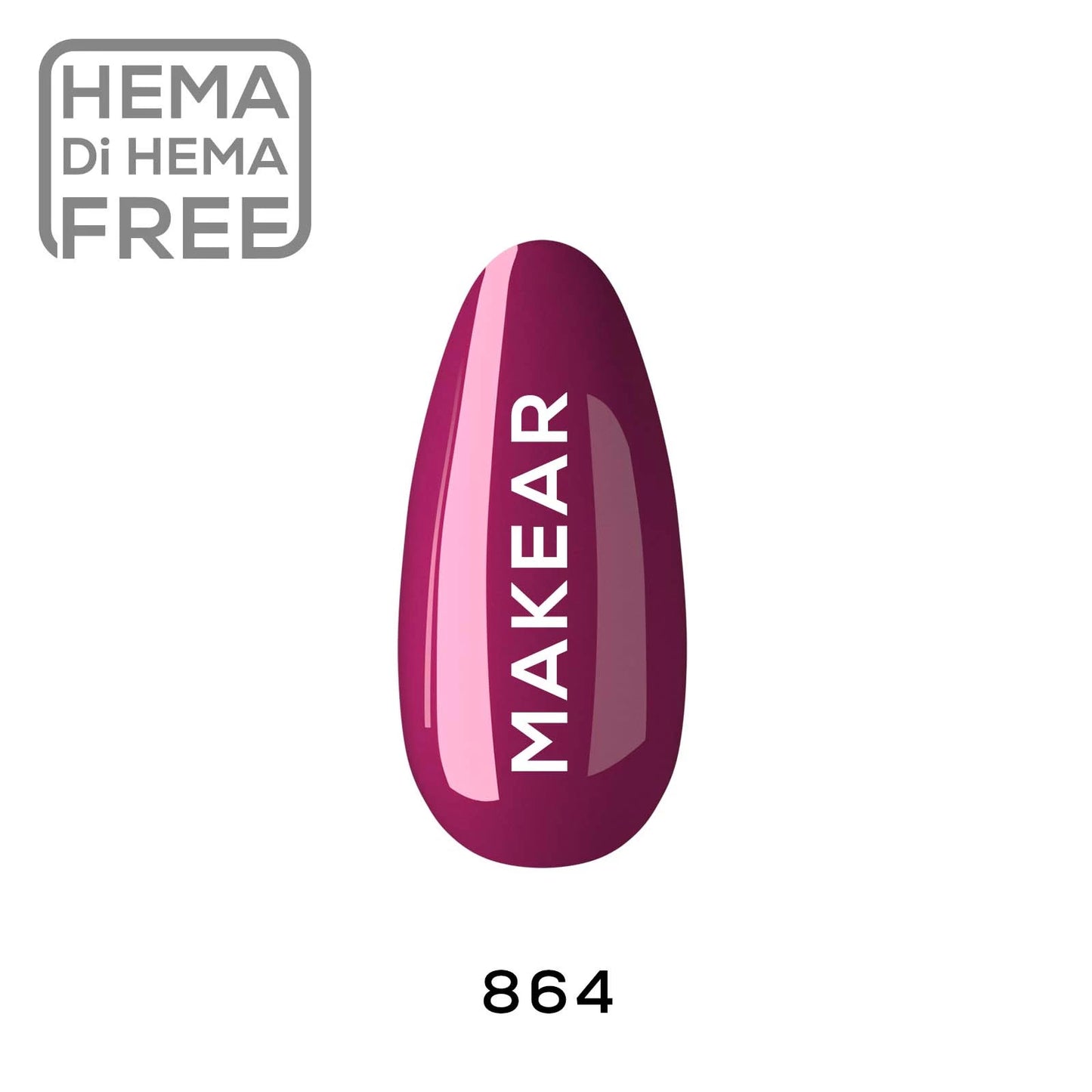 MAKEAR - 864 - UV Gel Polish 8 ml.