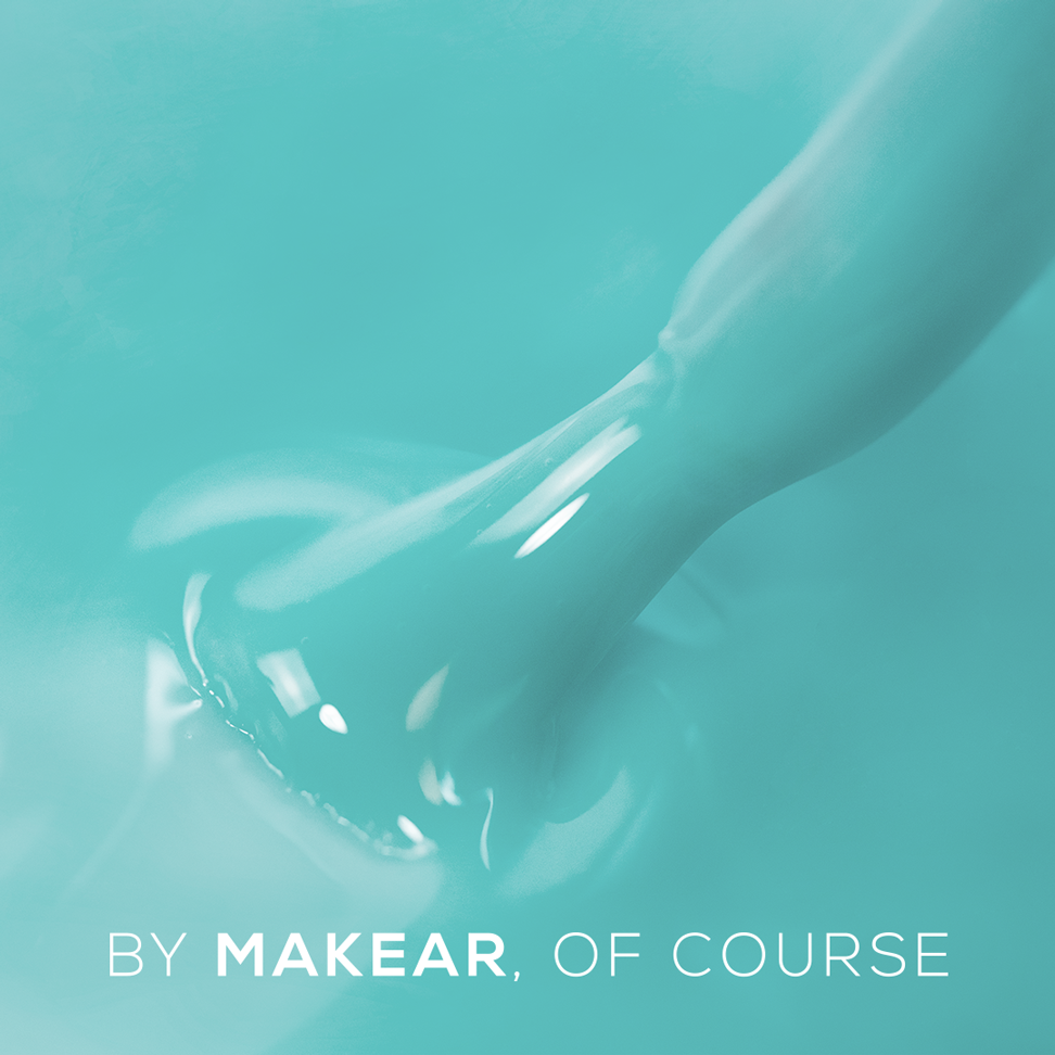 MAKEAR - Color Rubber Base CRB03 Turquoise - 8ml