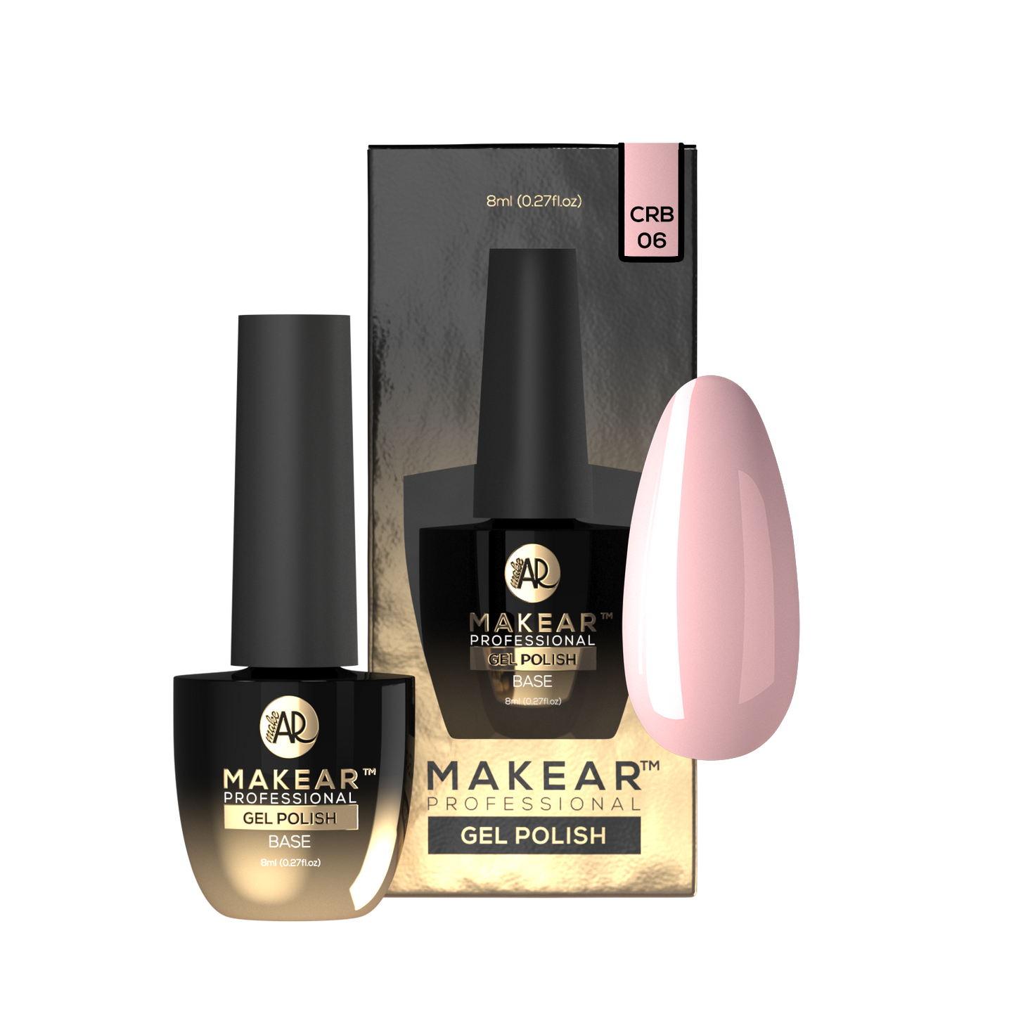 MAKEAR - Color Rubber Base CRB06 Peach - 8ml