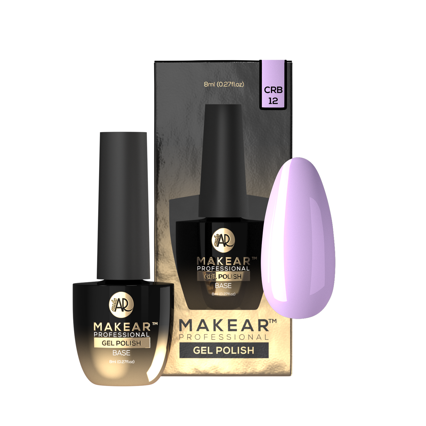 MAKEAR - Color Rubber Base CRB12 Violet - 8ml