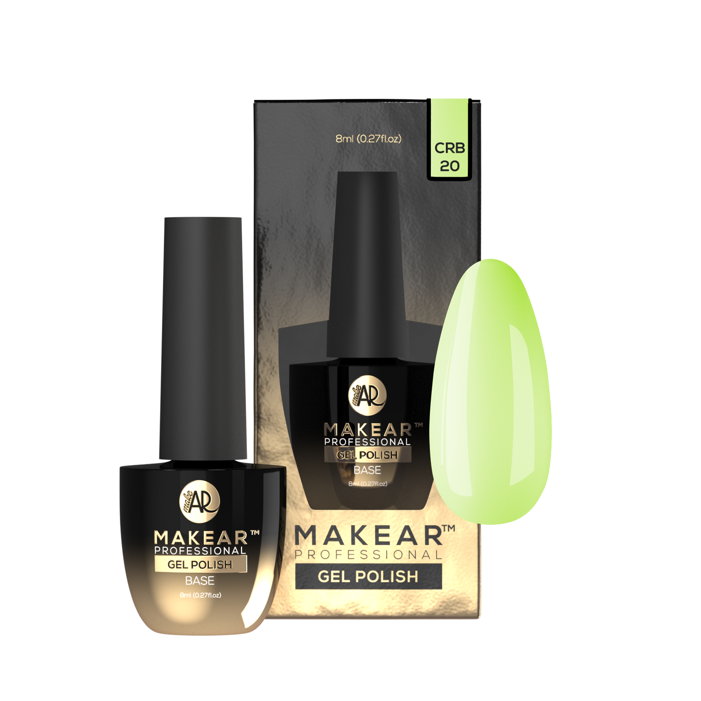 MAKEAR - Color Rubber Base CRB20 Pistachio Cloud - 8ml
