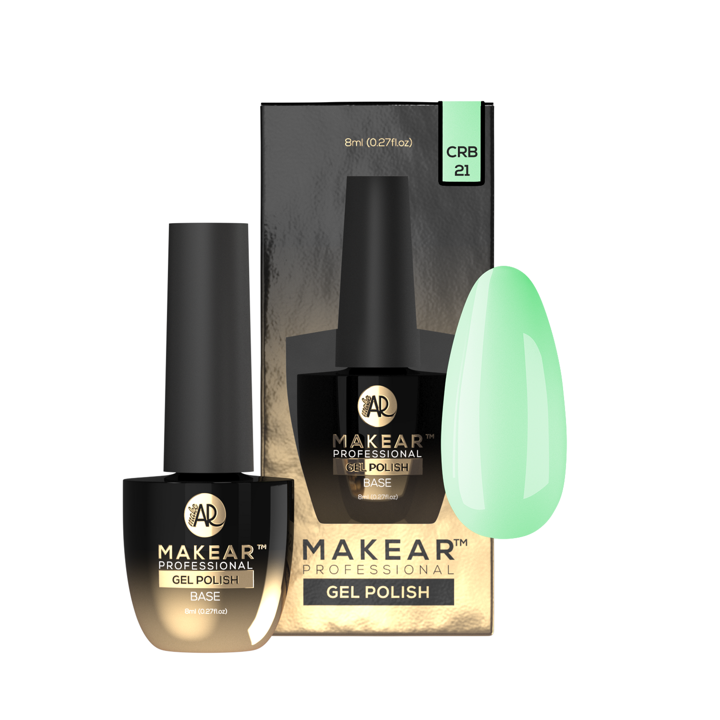MAKEAR - Color Rubber Base CRB21 Bubble Green - 8ml