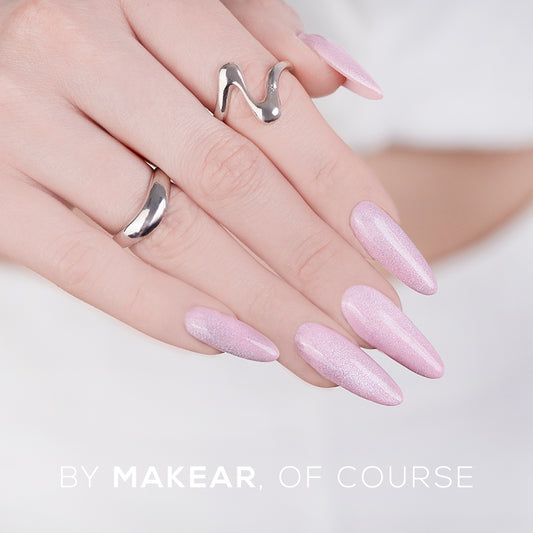 Makear - Top No Wipe Cat Eye Silver - 8 ml.