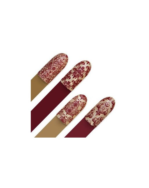 Moyra stamping plate 011 Damask drapery