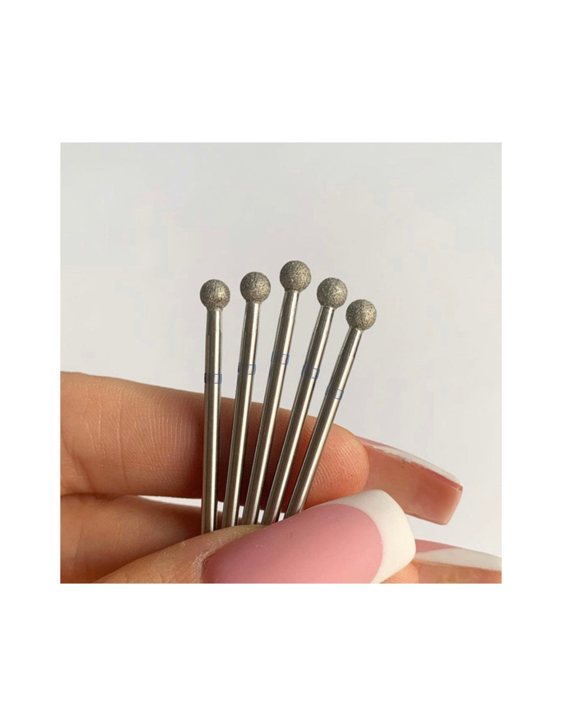 PUNTA FRESA PALLINA DIAMANTATA GRANDE PER MANICURE E PEDICURE