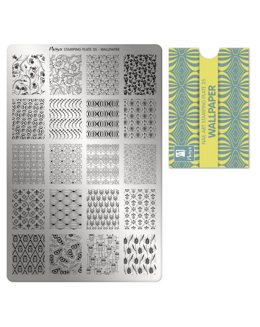 Moyra stamping plate 035 Wallpaper