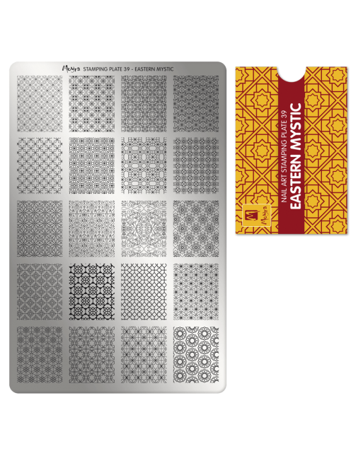 Moyra stamping plate 039 Eastern Mystic