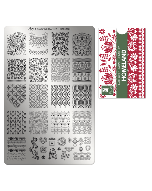 Moyra stamping plate 042 Homeland
