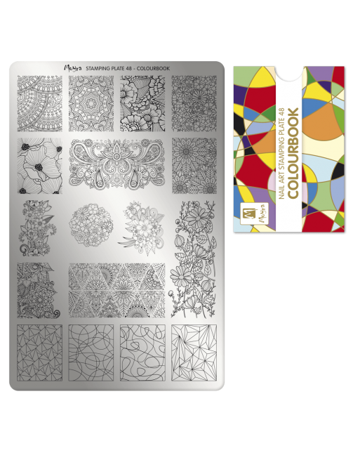Moyra stamping plate 048 Colourbook