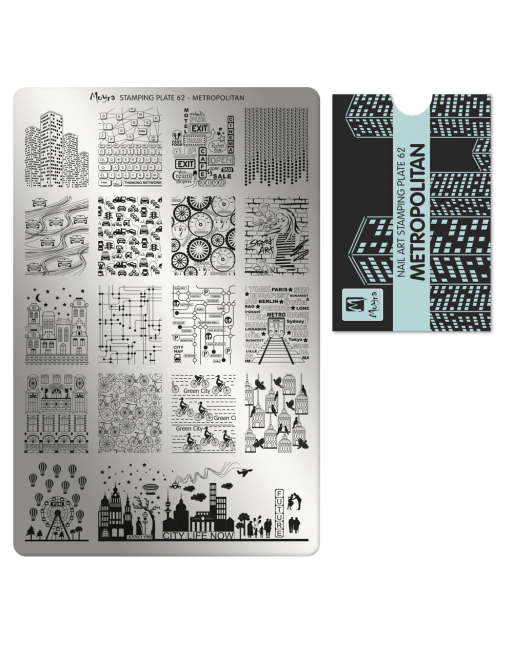 Moyra stamping plate 062 Metropolitan