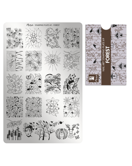 Moyra stamping plate 069 Forest