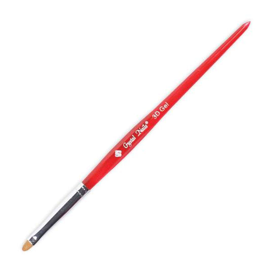 Crystal Nails - Brush 3D Plexiglas Red