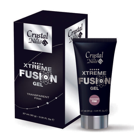 CRYSTAL NAILS - XTREME FUSION ACRYLGEL Transparent Pink