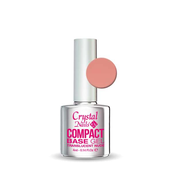 CRYSTAL NAILS - COMPACT BASE GEL Translucent Nude