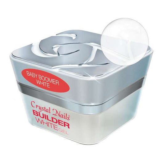 CRYSTAL NAILS - BABYBOOMER WHITE BUILDER GEL