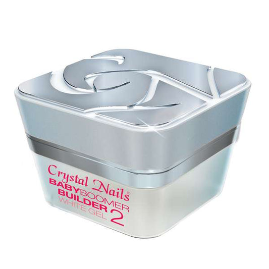 CRYSTAL NAILS - BABYBOOMER 2 WHITE BUILDER GEL