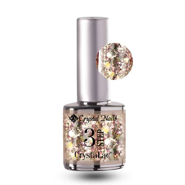 CRYSTAL NAILS - 3S 147# TRE STEP CRYSTALAC – Glitter gold