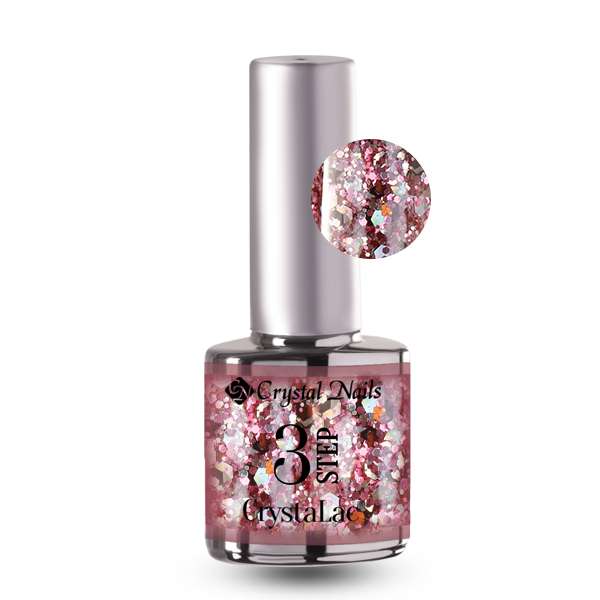 CRYSTAL NAILS - 3S 148# TRE STEP CRYSTALAC – Glitter rosegold
