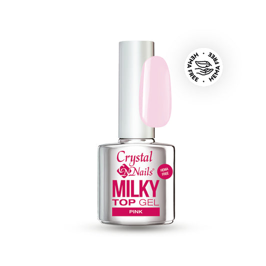 Crystal Nails - MILKY TOP GEL PINK