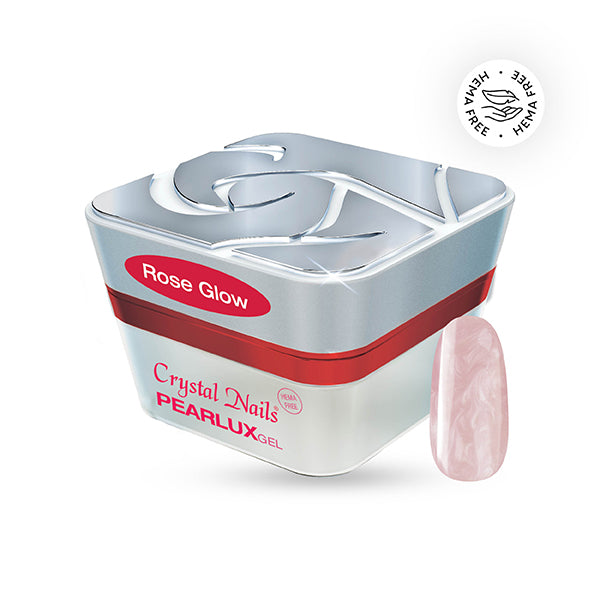 Crystal Nails - Pearlux Builder Gel – Rose glow 15ml