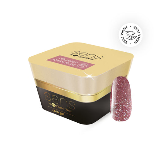 CRYSTAL NAILS - SENS Flash Rose# 3G Polish THF