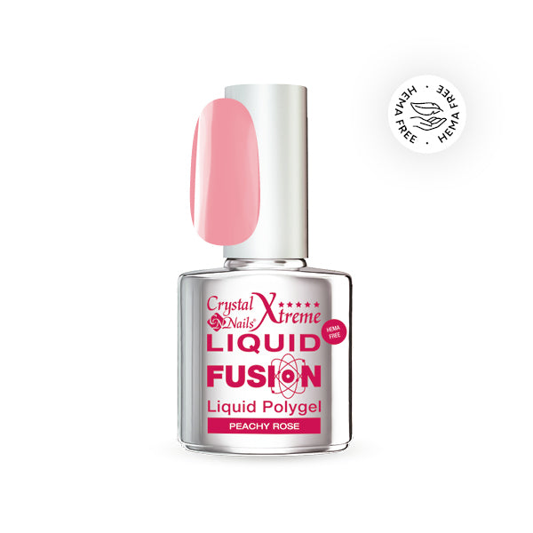 CRYSTAL NAILS - FUSION LIQUID – Peachy Rose THF