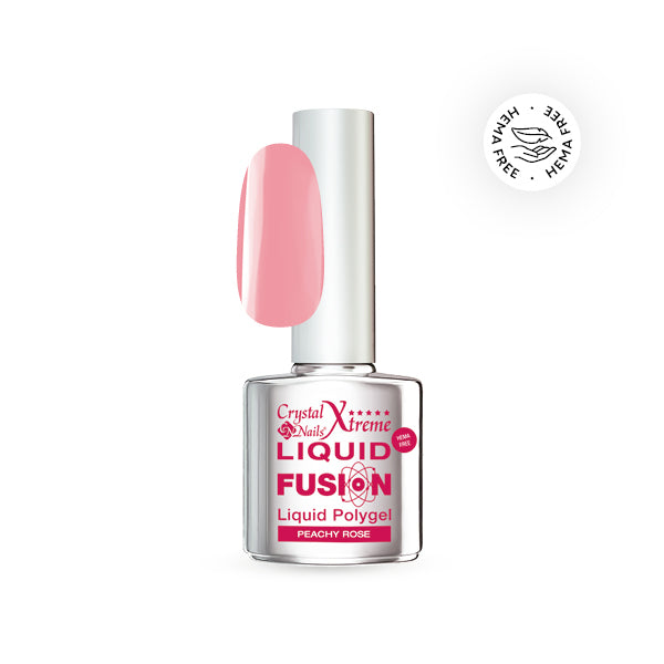 CRYSTAL NAILS - FUSION LIQUID – Peachy Rose THF
