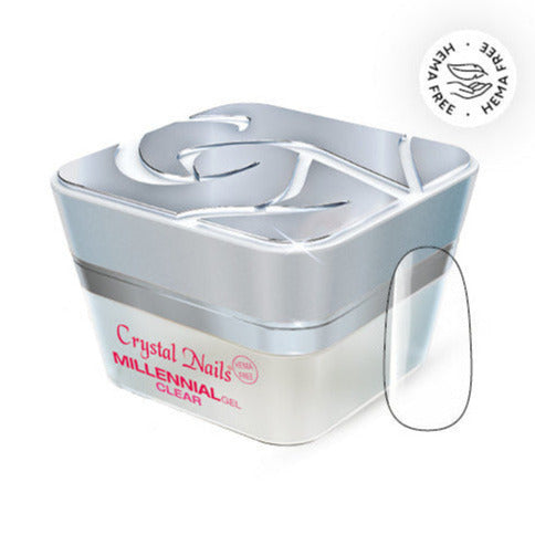 CRYSTAL NAILS - BUILDER GEL Millennial – Clear 15ml THF