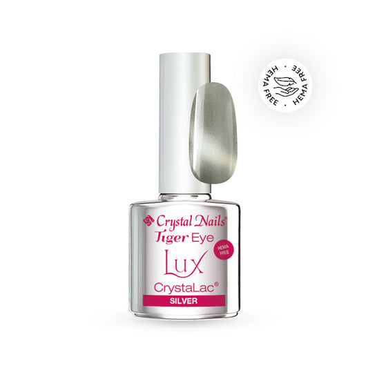 CRYSTAL NAILS - TIGER EYE LUX #Silver Tre Step Crystalac 4ML THF