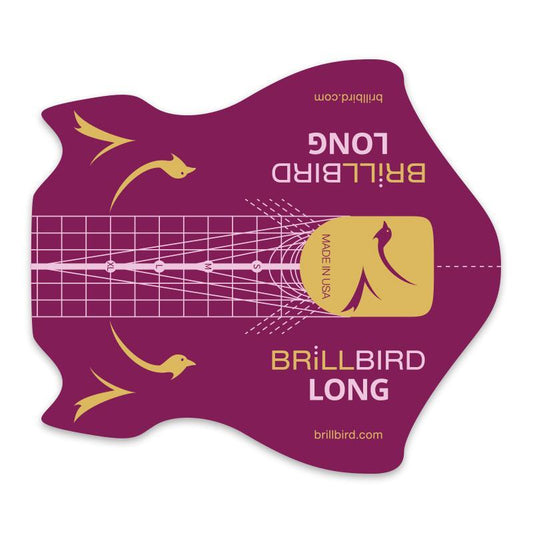 BRILLBIRD -  NAIL FORM LONG 250 pz