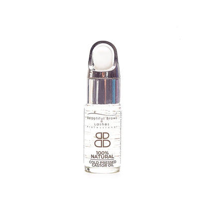 Truelash One - Trattamento rigenerante per sopracciglia e ciglia - Olio di ricino spremuto a freddo 100% naturale  - 10 ml.