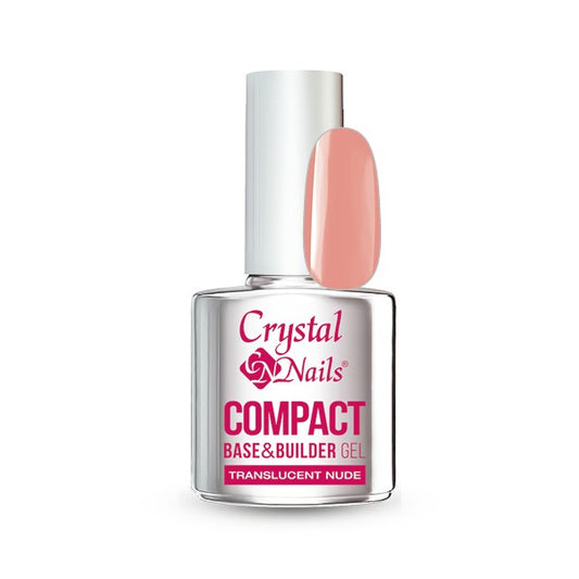 CRYSTAL NAILS - COMPACT BASE GEL Translucent Nude