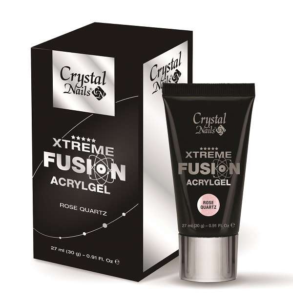 CRYSTAL NAILS - XTREME FUSION ACRYLGEL Rose Quartz