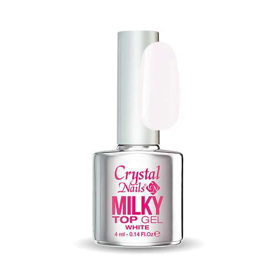 Crystal Nails - MILKY TOP GEL – White HEMA FREE