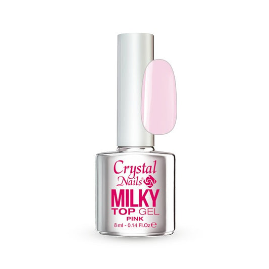 CRYSTAL NAILS - MILKY TOP GEL PINK