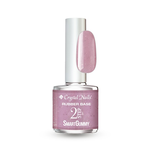 Crystal Nails - Smart Gummy Rubber Base Gel Nr59 Shimmer Lilac 8ml