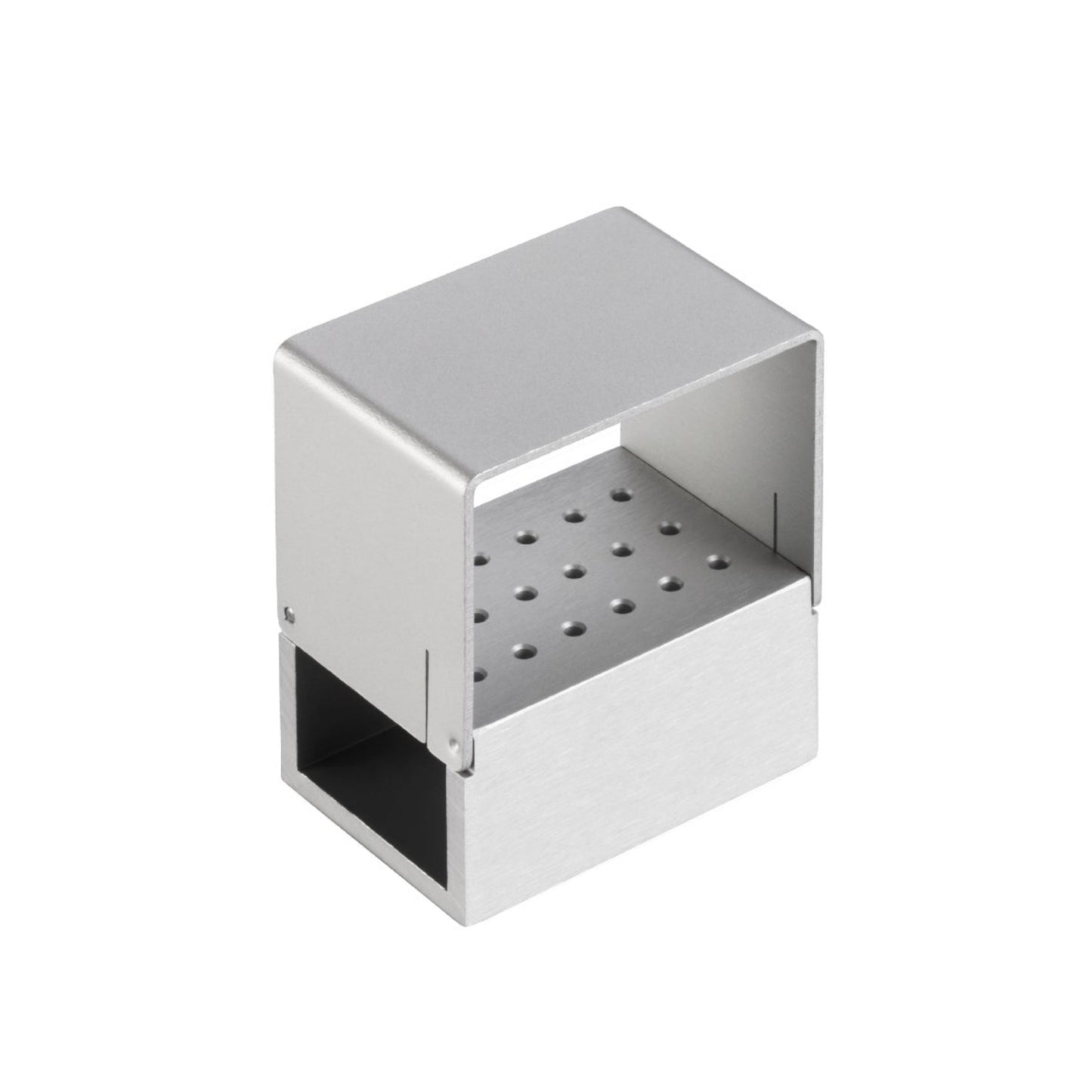 PORTA PUNTA FRESA ACCIAIO INOX - 18 posti