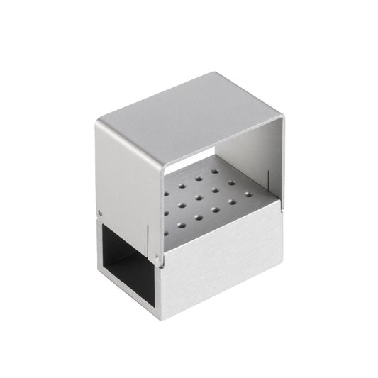 PORTA PUNTA FRESA ACCIAIO INOX - 18 posti