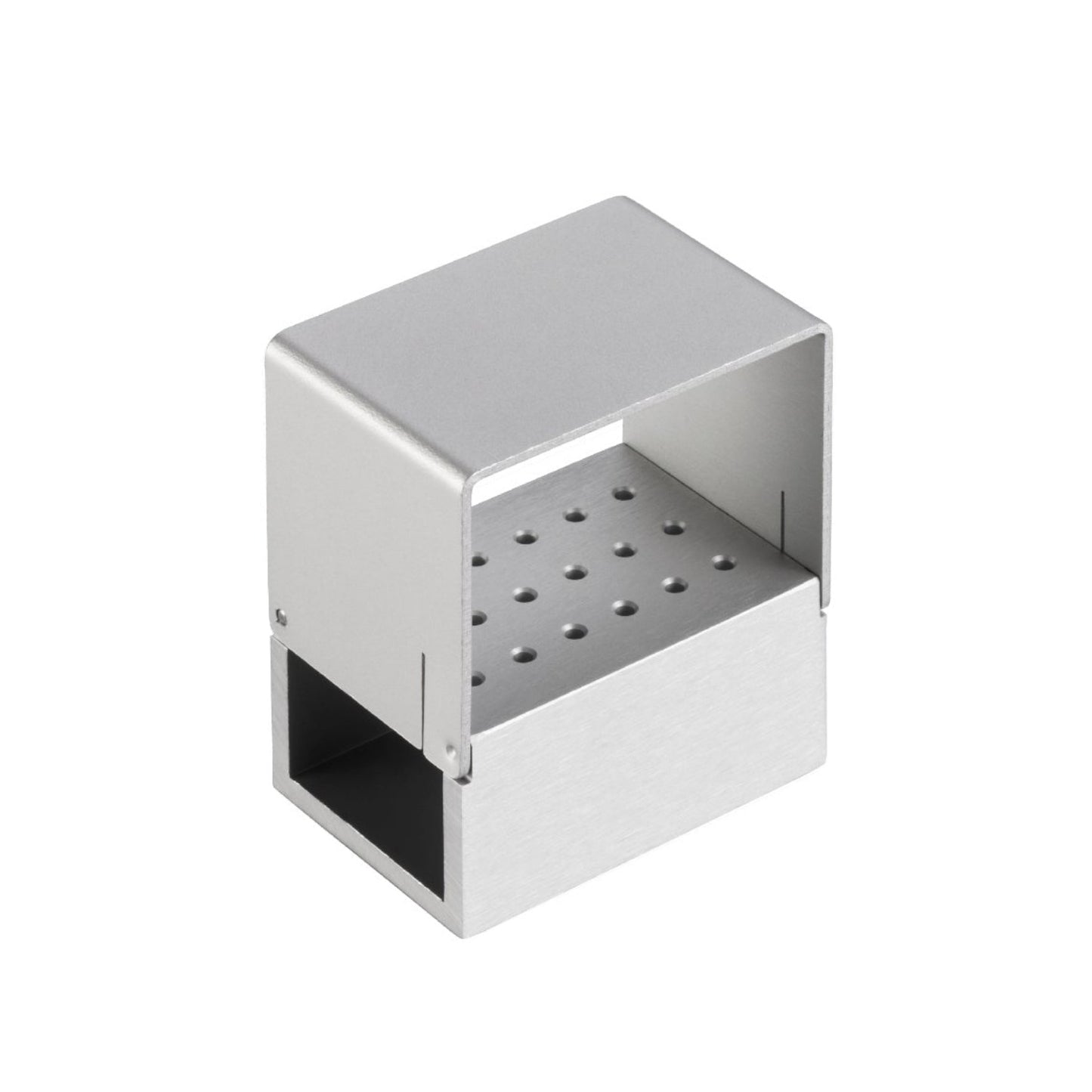 PORTA PUNTA FRESA ACCIAIO INOX - 18 posti